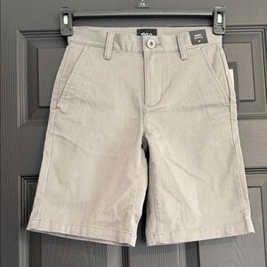 RVCA Boys Light Gray Stretch Shorts
